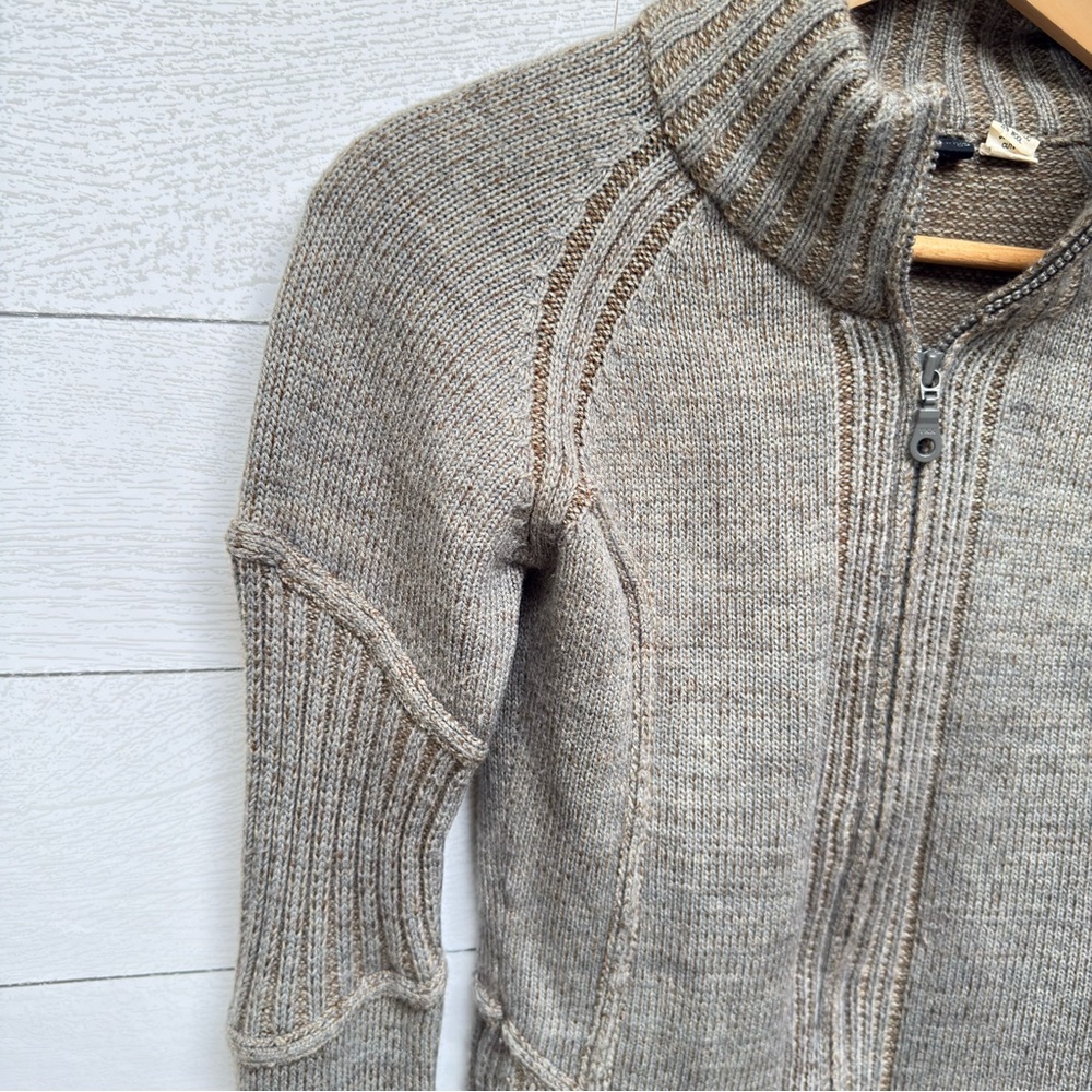 Billabong Taupe Zip-Up Mock Turtleneck Sweater - Picture 6 of 10